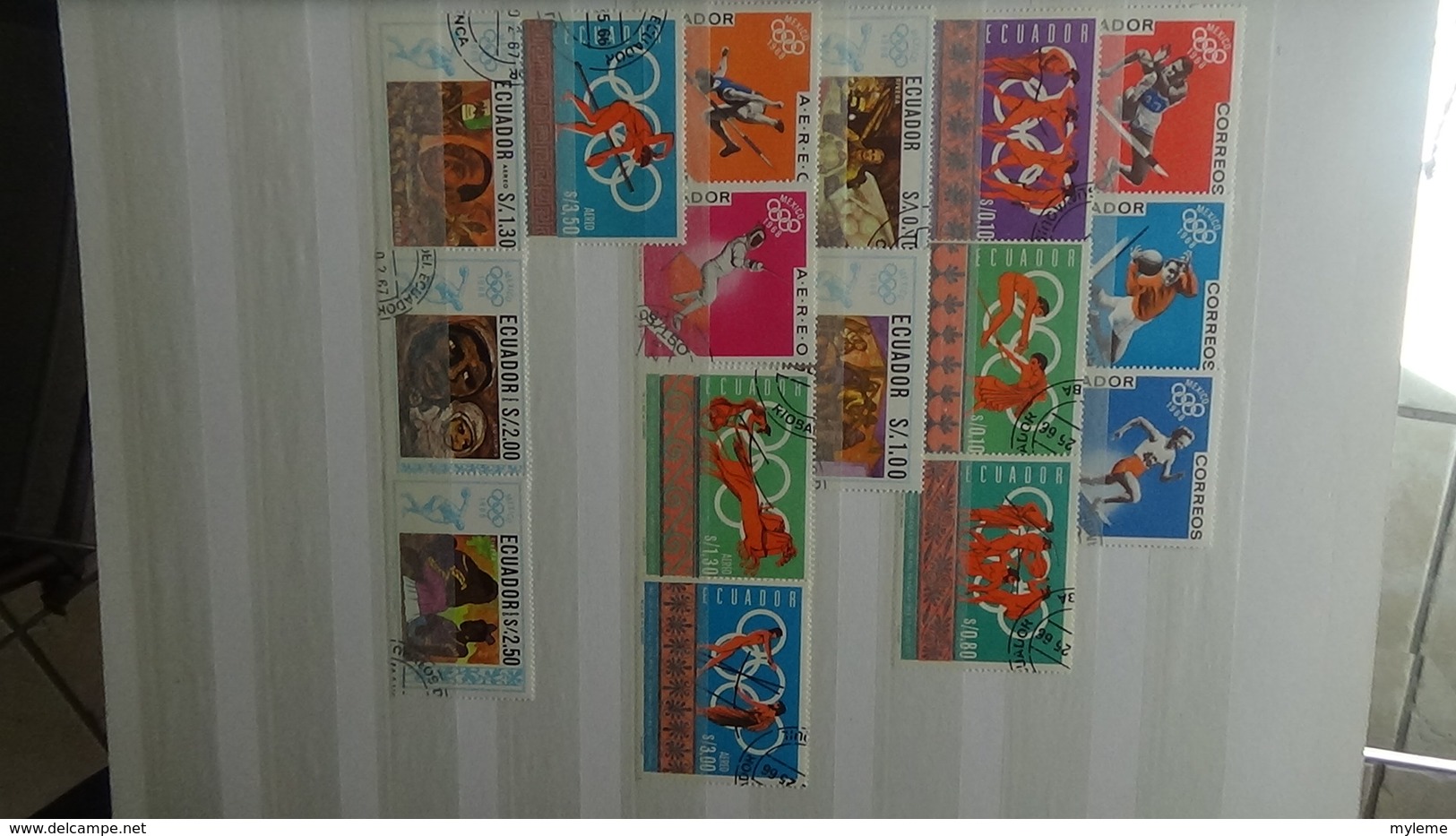 Gros Album De Thématiques Jeux Olympiques En Timbres Et Blocs Tous Pays - Collezioni (in Album)