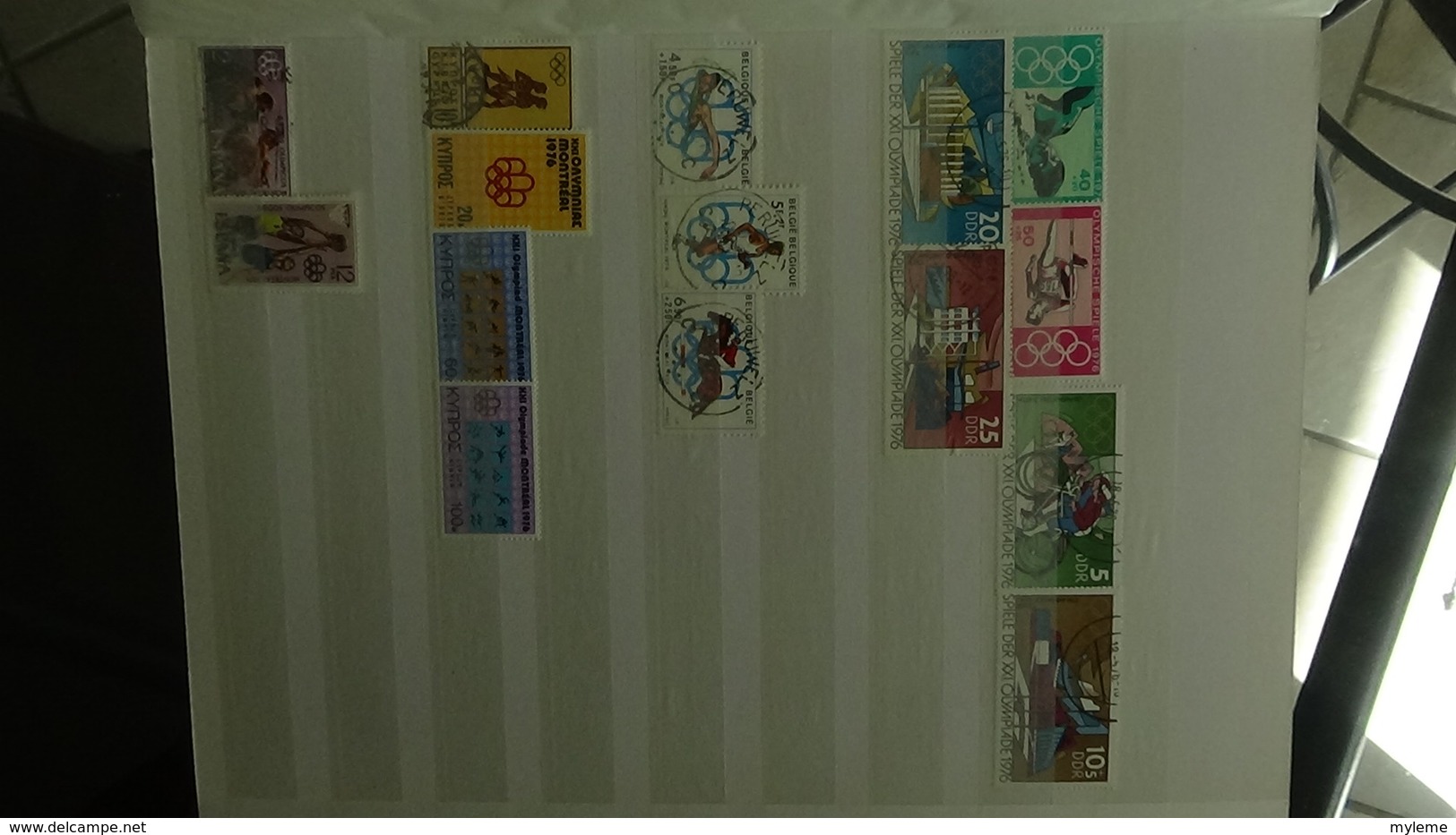 Gros album de thématiques Jeux Olympiques en timbres et blocs tous pays