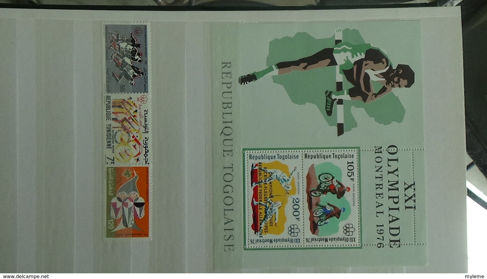 Gros album de thématiques Jeux Olympiques en timbres et blocs tous pays