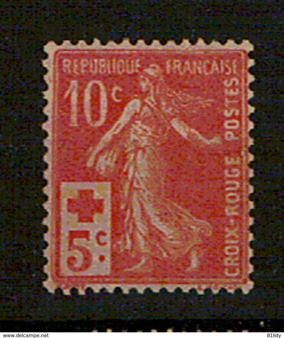 N° 147** Type Semeuse Croix Rouge 10+5c - Neufs