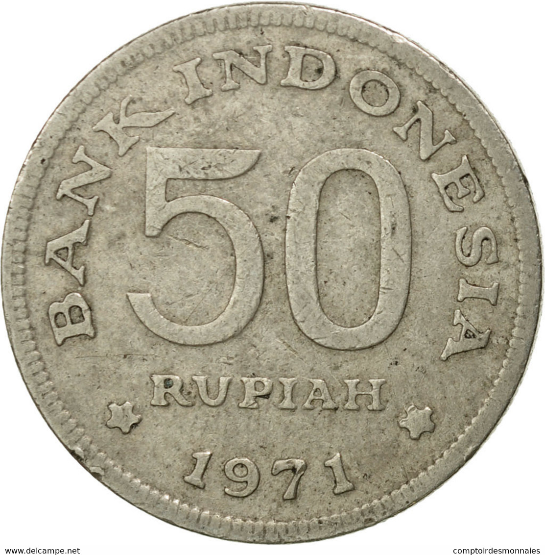 Monnaie, Indonésie, 50 Rupiah, 1971, TB, Copper-nickel, KM:35 - Indonésie