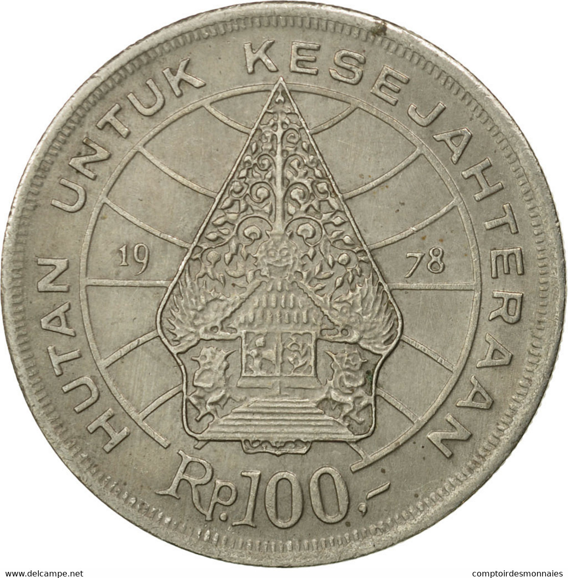 Monnaie, Indonésie, 100 Rupiah, 1978, TB+, Copper-nickel, KM:42 - Indonesien