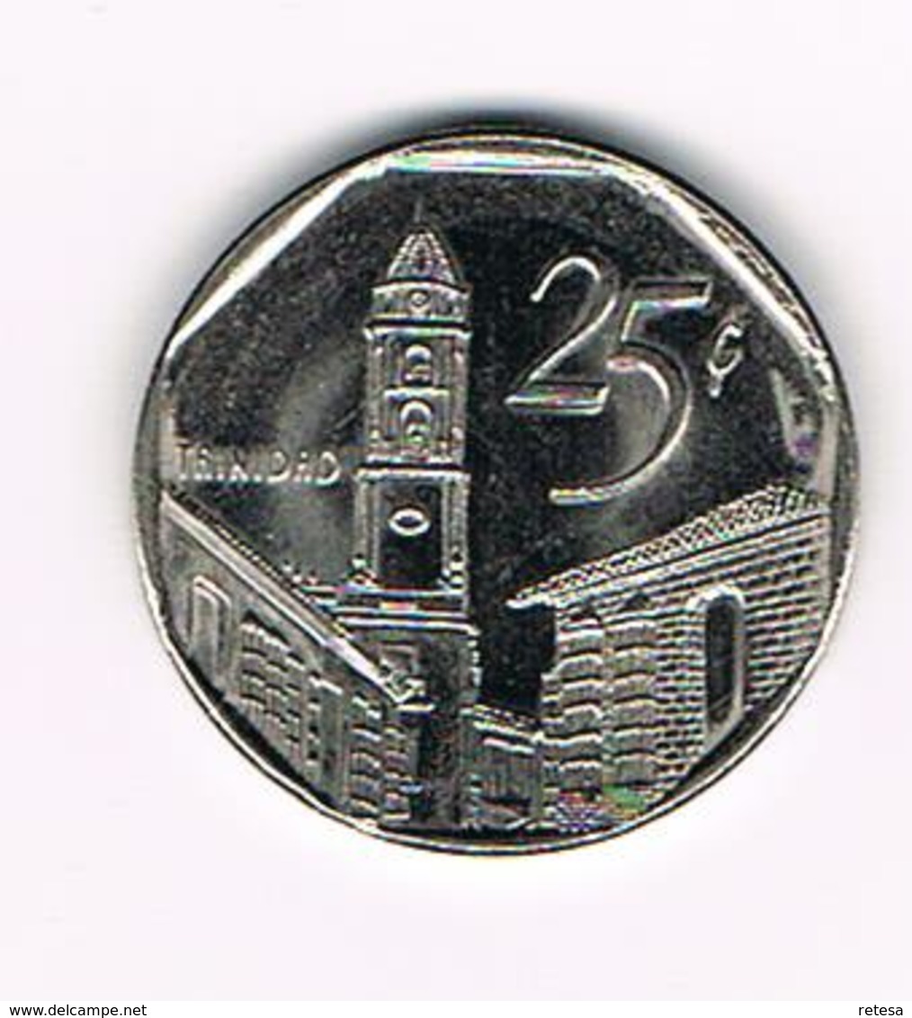 &   CUBA  25 CENTAVOS 2001 - Cuba