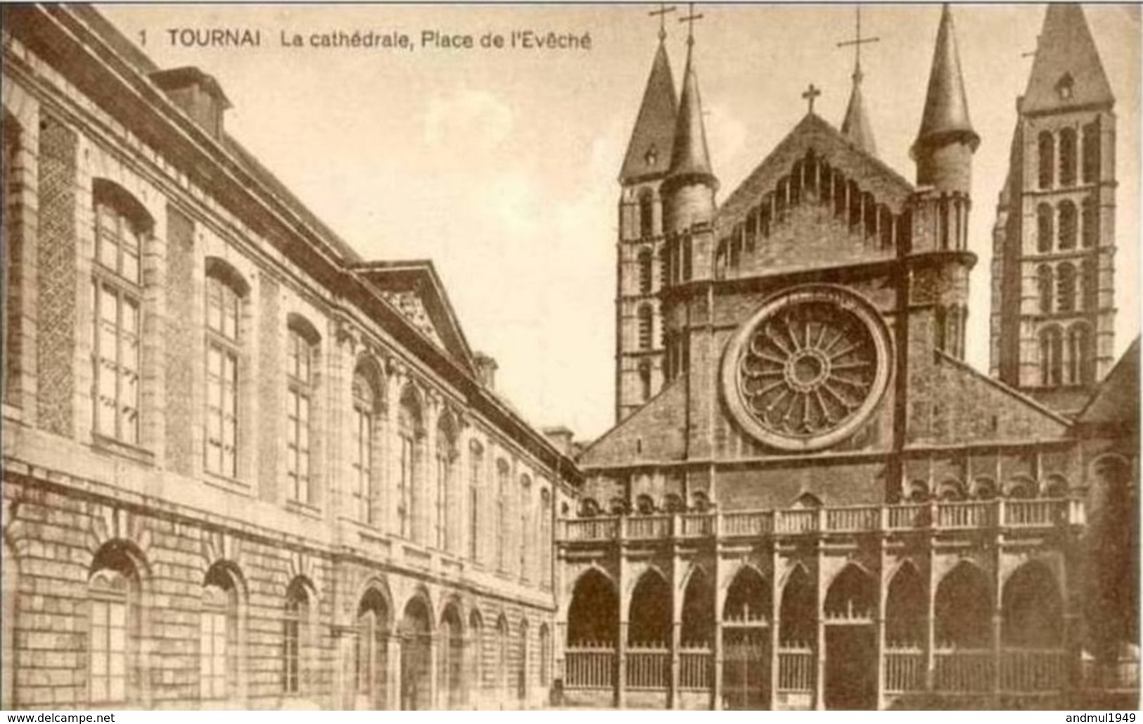 TOURNAI - Place De L'Evêché - Edition Belge, Bruxelles - Tournai