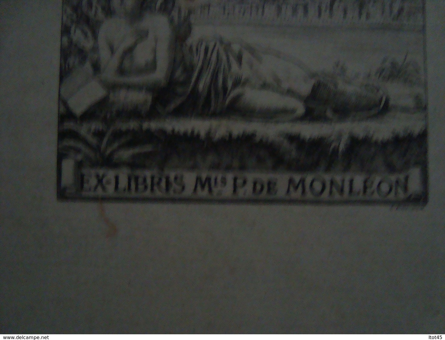 EX LIBRIS Mls P DE MONLEON - Ex Libris