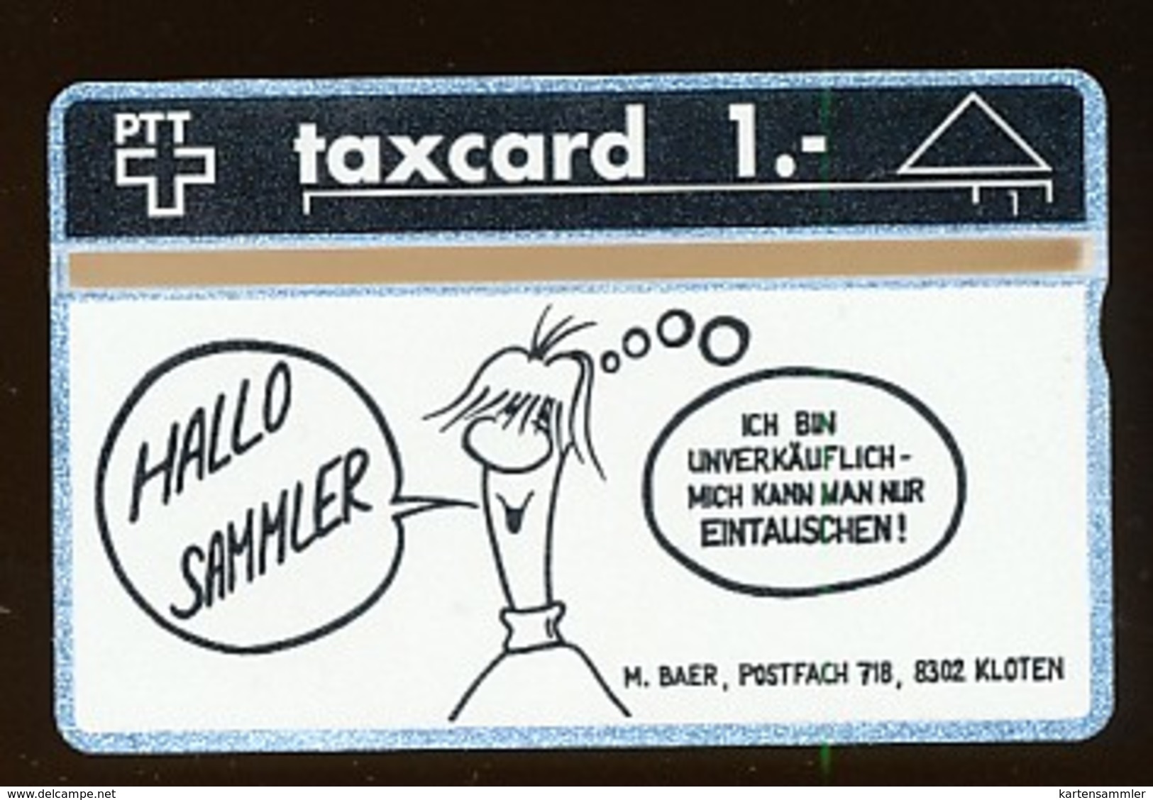 SCHWEIZ Telefonkarte - Hallo Sammler- 202L.. - Siehe Scan - 10658 - Schweiz
