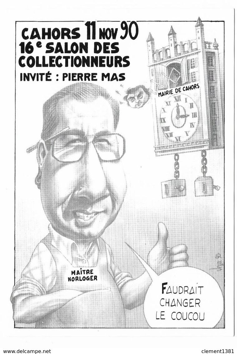 Illustrateur Bernard Veyri Caricature Cahors Salon Des Collectionneurs - Veyri, Bernard