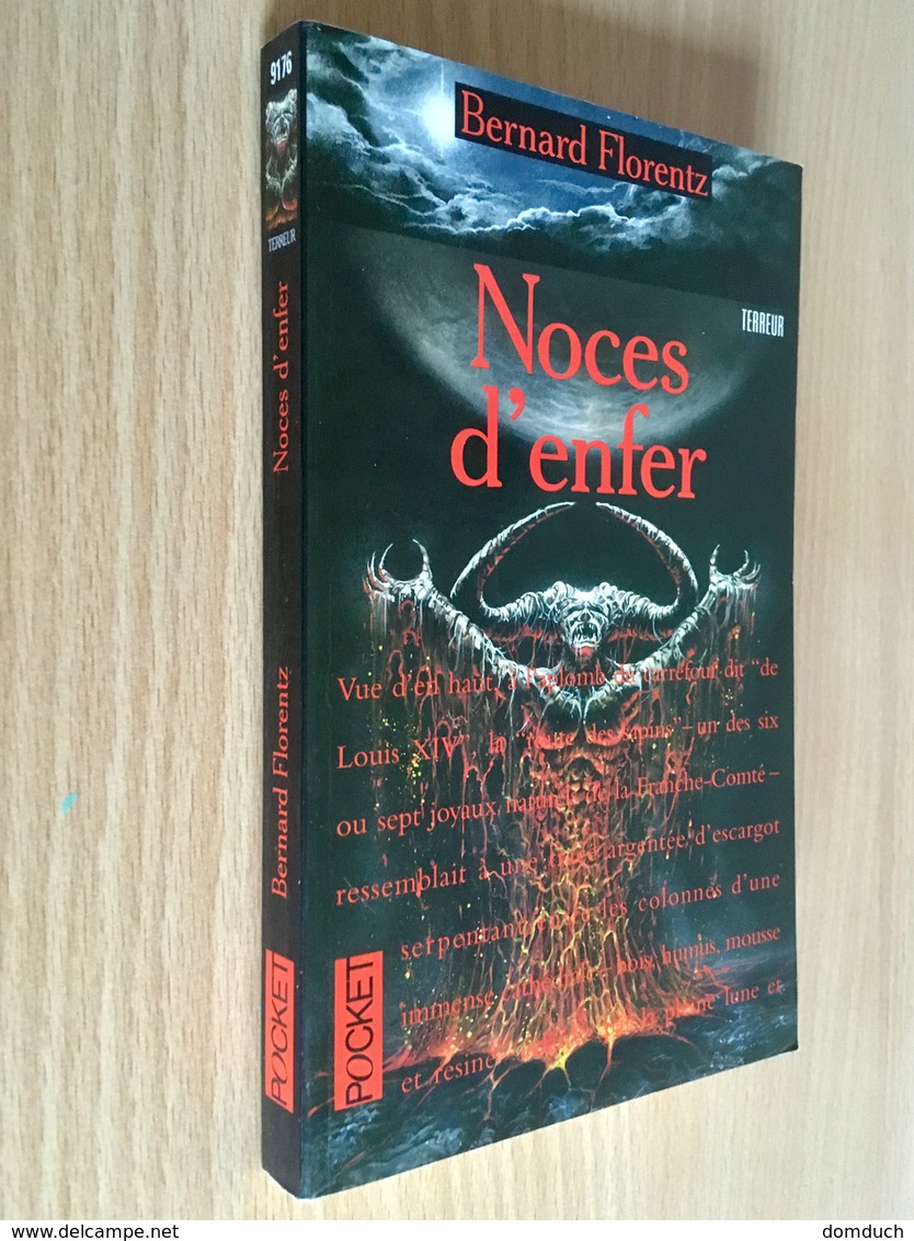 POCKET TERREUR N° 9176   NOCES D’ENFER   Bernard FLORENTZ   1997 Tbe - Presses Pocket