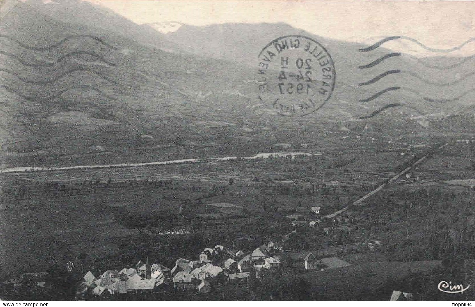 HAUTES ALPES - LES CROTTES - VALEE DE LA DURANCE -EMBRUN DANS LE FOND. - Autres & Non Classés