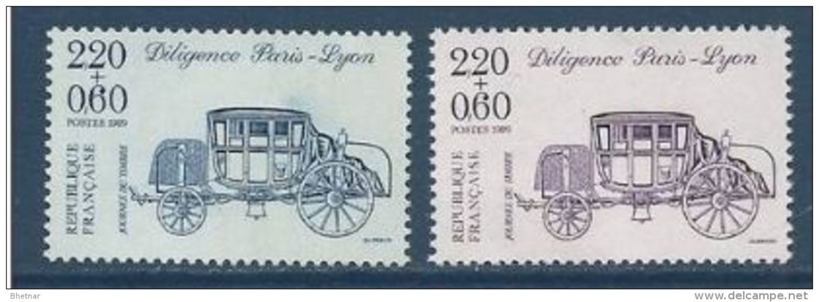 FR YT 2577 & 2578 " Journée Du Timbre " 1989 Neuf** - Unused Stamps