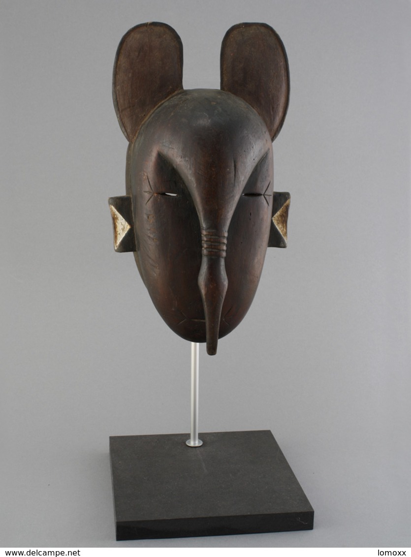 Ligbi Masque De Zoomorphic "Hornbill", Djimini Mask; Côte-d'Ivoire / Elfenbeinküste / Ivory Coast - Afrikanische Kunst