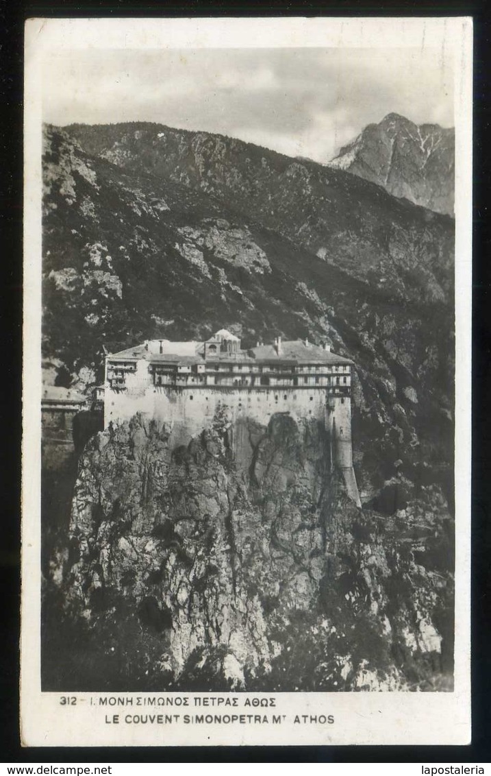 *Le Couvent Simonopetra Mt. Athos* Circulada 1936. - Grecia