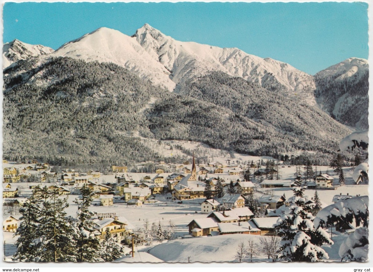 Wintersportplatz Seefeld, Tirol, 1200 M, Austria, 1970 Used Postcard [22002] - Seefeld