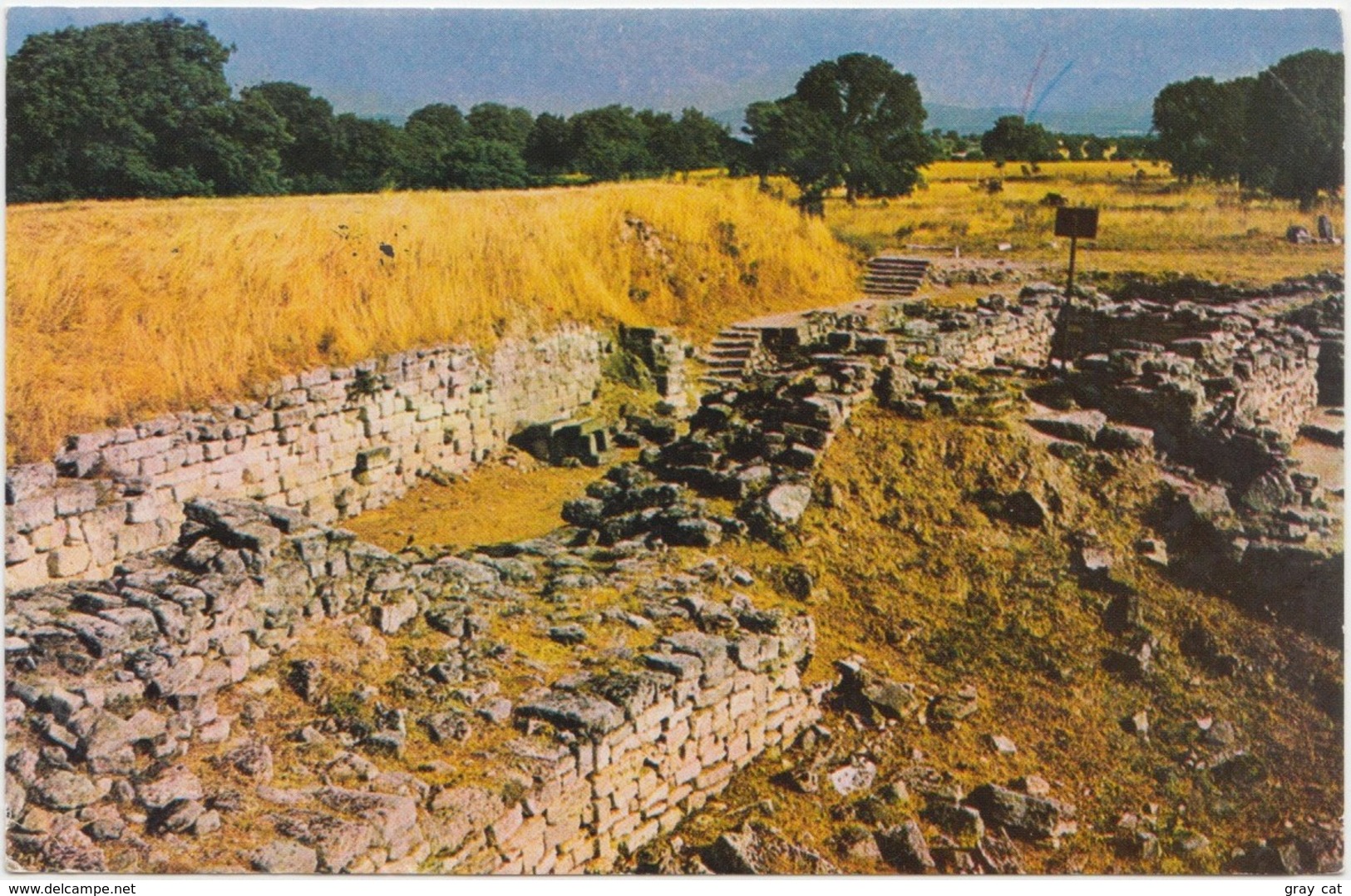 Canakkale, Troya Yikilari, The Remains Of Troy, Turkey, 1978 Used Postcard [22003] - Turkey