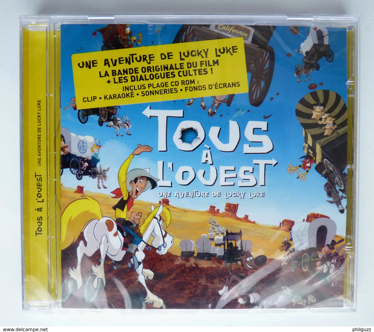 CD UNE AVENTURE DE LUCKY LUKE - TOUS A L'OUEST 2007 Neuf Sous Film - Disques & CD