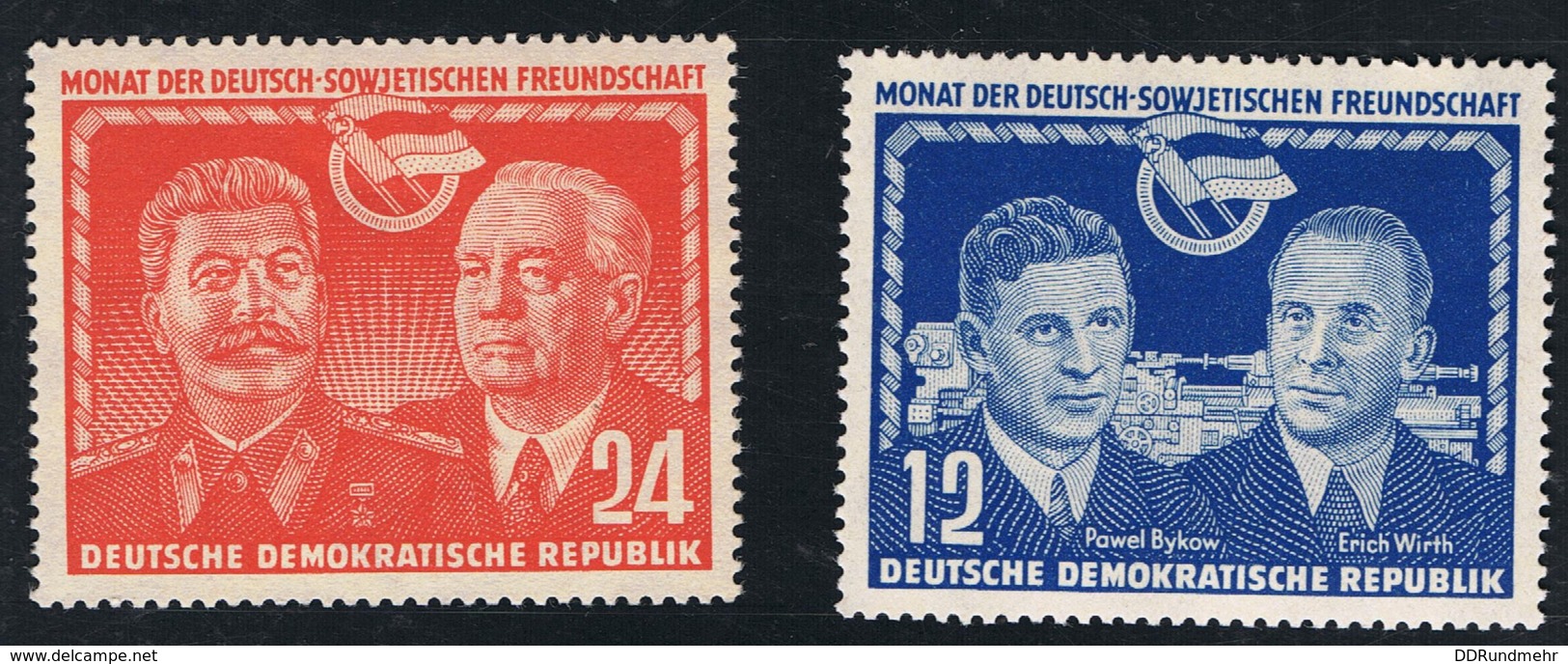 Umangreiches Lot 1949 - 1952 mit Gummierung und Falz mit Michel 286 und 287 siehe Scan
