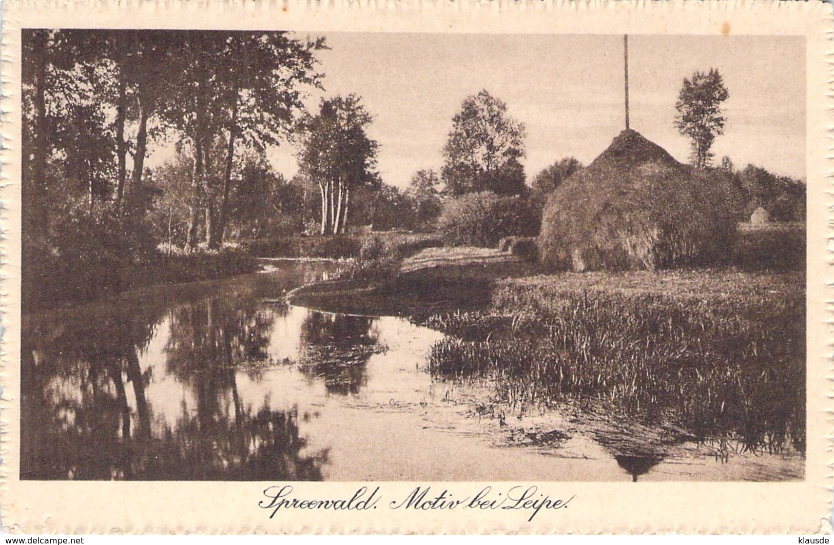 Spreewald Motiv Bei Leipe Feldpost 1916 - Luebben (Spreewald)