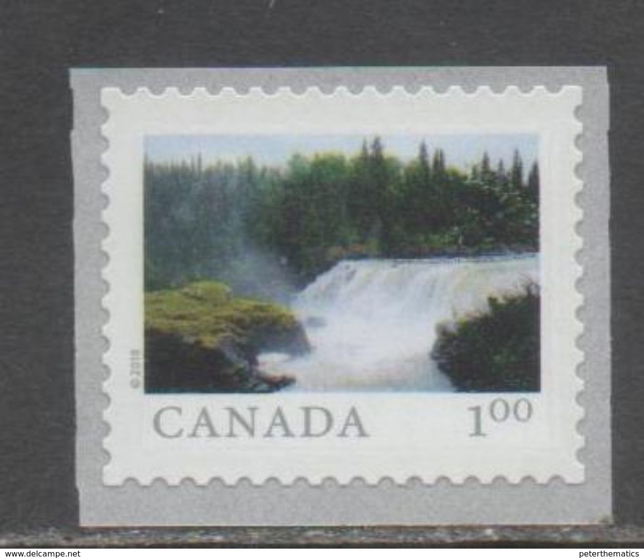 CANADA, 2018, MNH, FROM FAR AND WIDE, WATERFALLS, 1v - Other & Unclassified