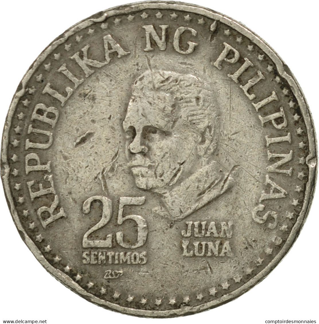 Monnaie, Philippines, 25 Sentimos, 1979, TB+, Copper-nickel, KM:227 - Philippines