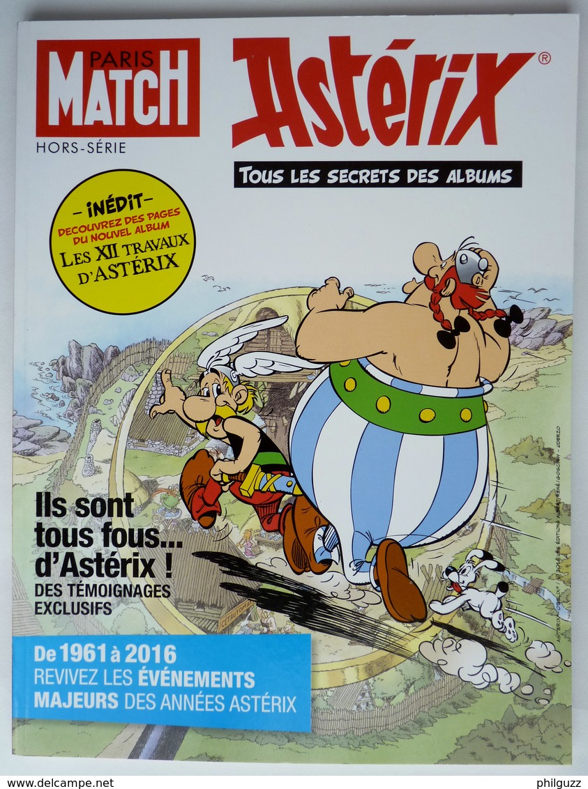 MAGAZINE HS PARIS MATCH ASTERIX Tous Les Secrets Des Albums 2016 - Astérix