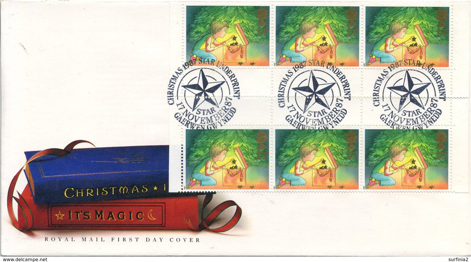 FIRST DAY COVER - 1987 - CHRISTMAS UNDERPRINT Cov13 - 1981-1990 Em. Décimales