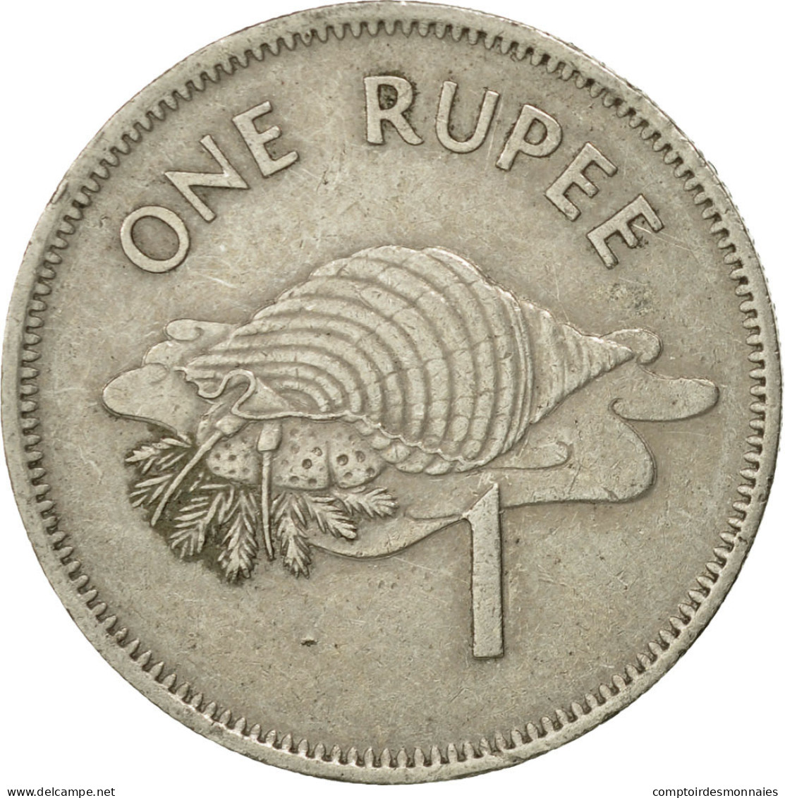 Monnaie, Seychelles, Rupee, 1982, British Royal Mint, TB+, Copper-nickel - Seychelles