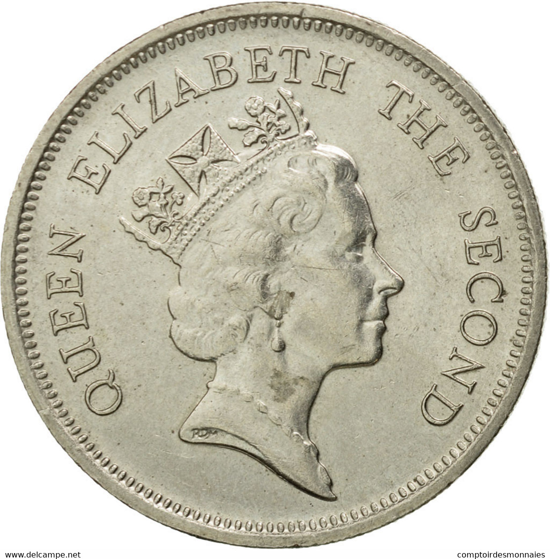 Monnaie, Hong Kong, Elizabeth II, Dollar, 1989, TB+, Copper-nickel, KM:63 - Hong Kong