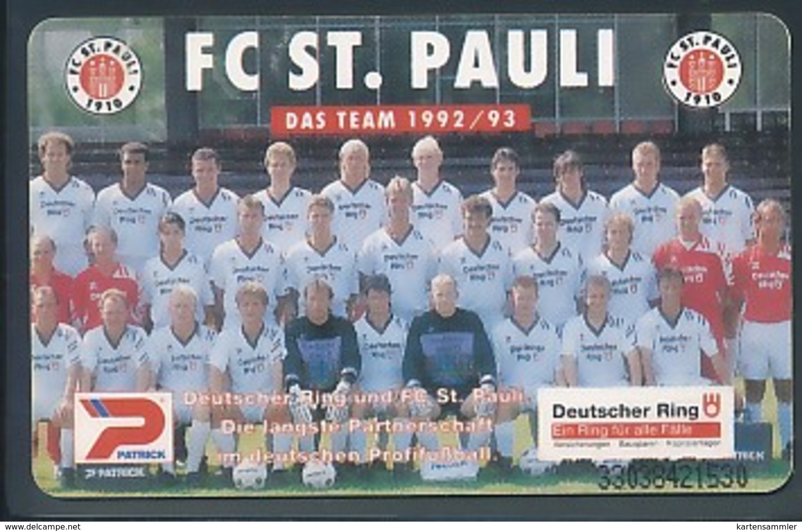 GERMANY Telefonkarte O 645 93 FC St. Pauli - Auflage 7000 - Siehe Scan - 15439 - O-Series: Kundenserie Vom Sammlerservice Ausgeschlossen