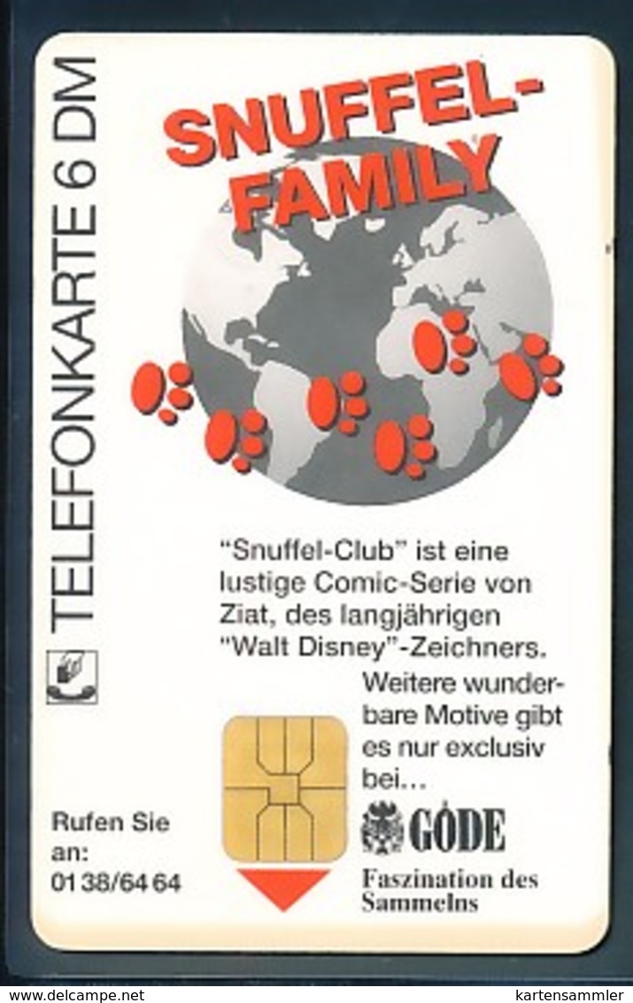 GERMANY Telefonkarte O 179 K 93 Snuffel-Family - Auflage 30000 - Siehe Scan - 15441 - O-Series : Séries Client