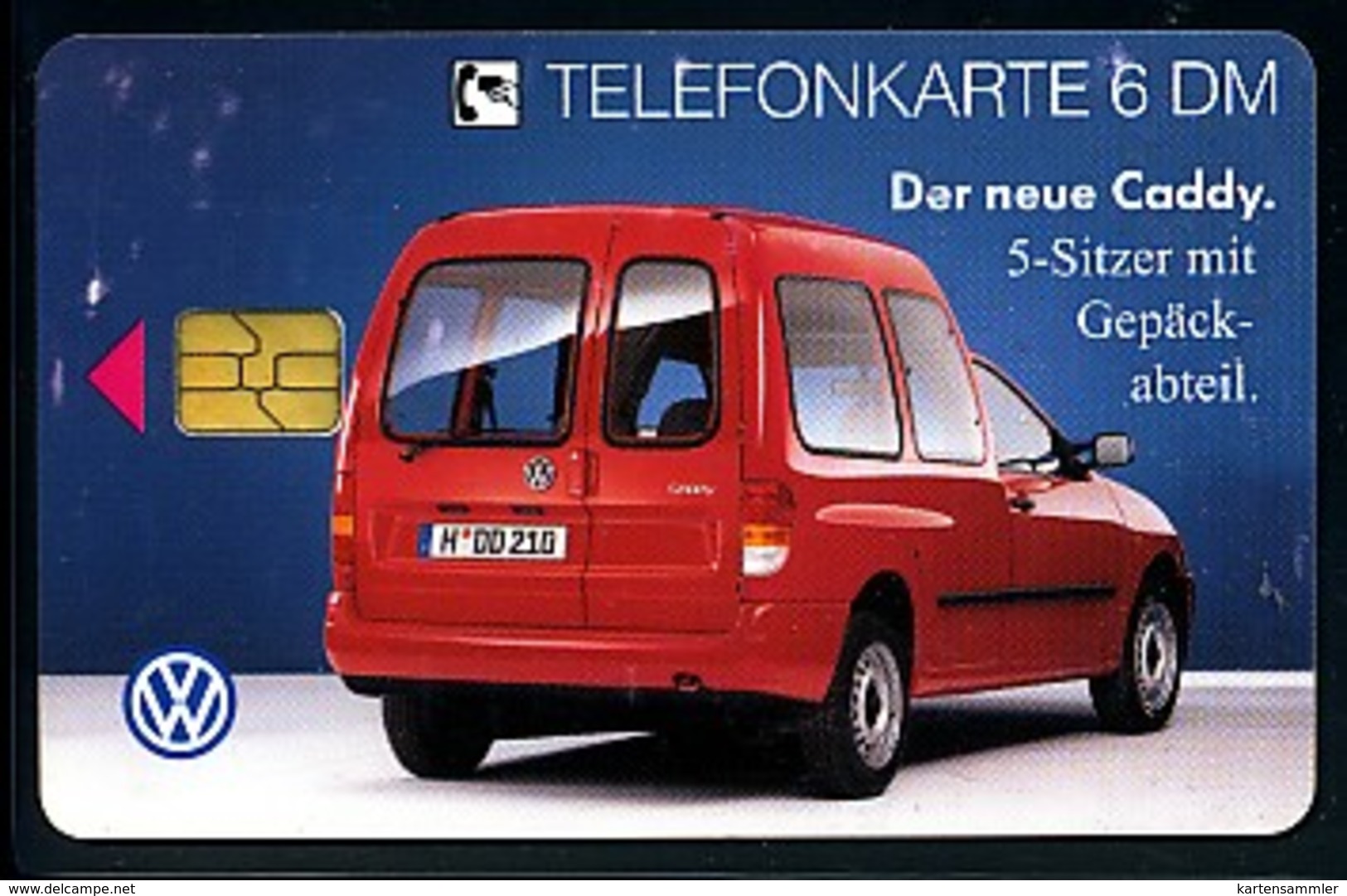 GERMANY Telefonkarte O 2206 95 VW Caddy - Auflage 5000 - Siehe Scan - 15444 - O-Series : Séries Client
