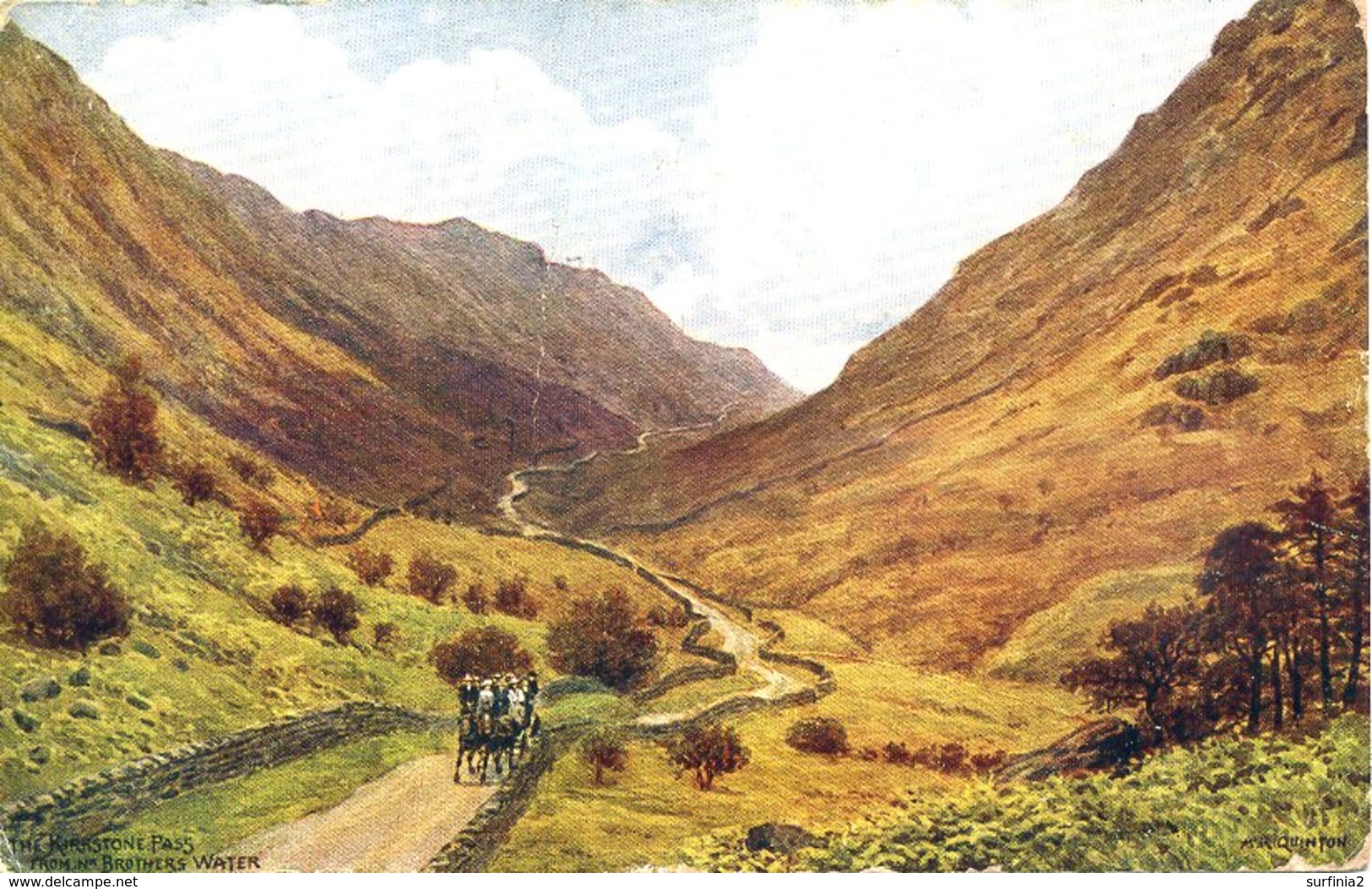 AR QUINTON - SALMON 1492 - THE KIRKSTONE PASS FROM Nr BROTHERS WATER X - Quinton, AR