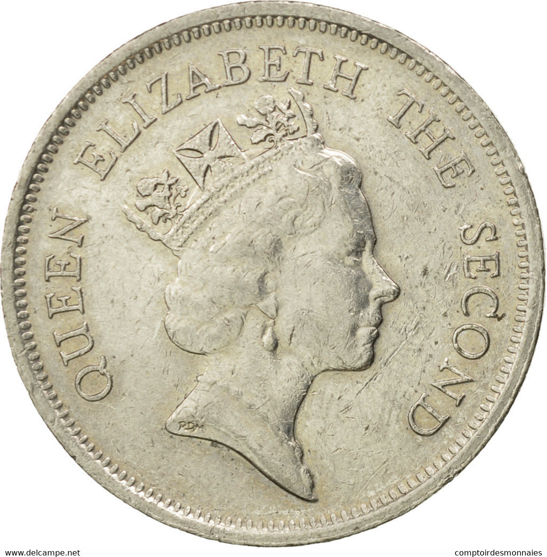 Monnaie, Hong Kong, Elizabeth II, Dollar, 1988, TB+, Copper-nickel, KM:63 - Hong Kong