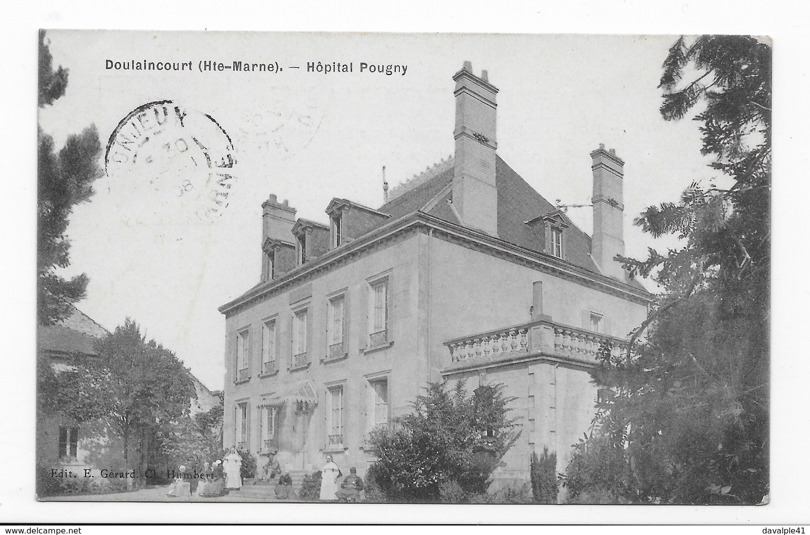 52  DOULAINCOURT  HOPITAL POUGNY  BON ETAT      2 SCANS - Doulaincourt