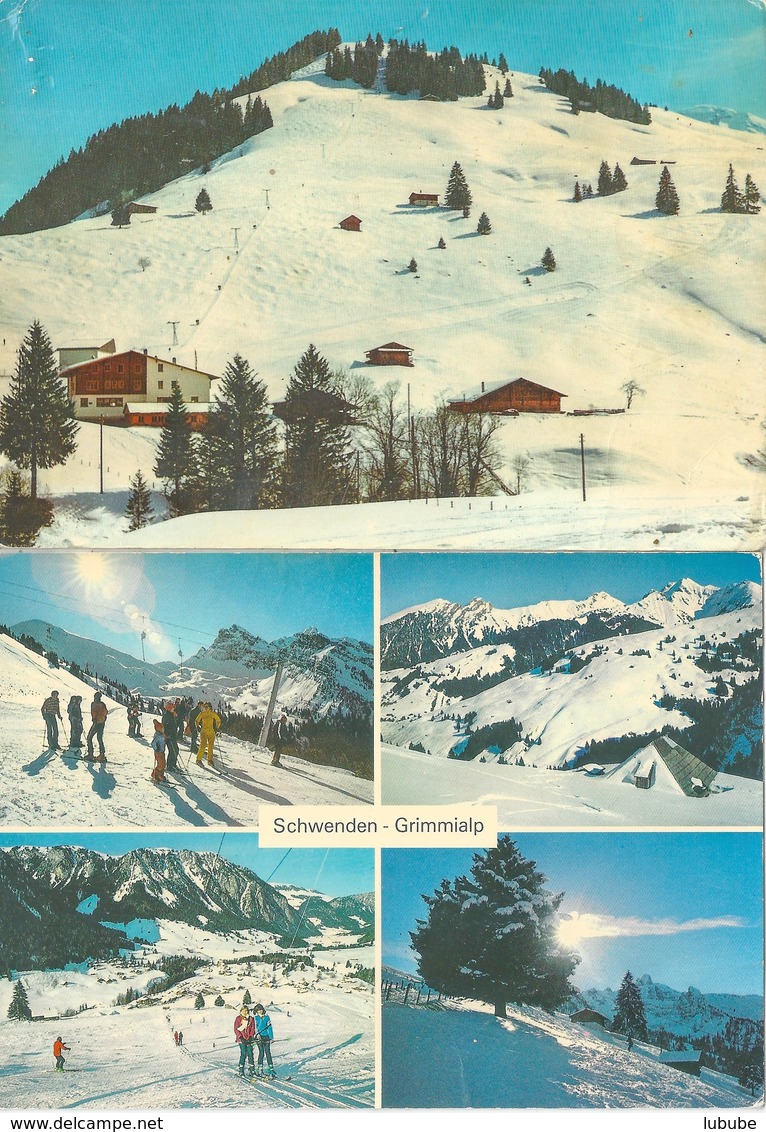 Diemtigtal - Schwenden Grimmialp  (2 Karten)         Ca. 1970 - Otros & Sin Clasificación