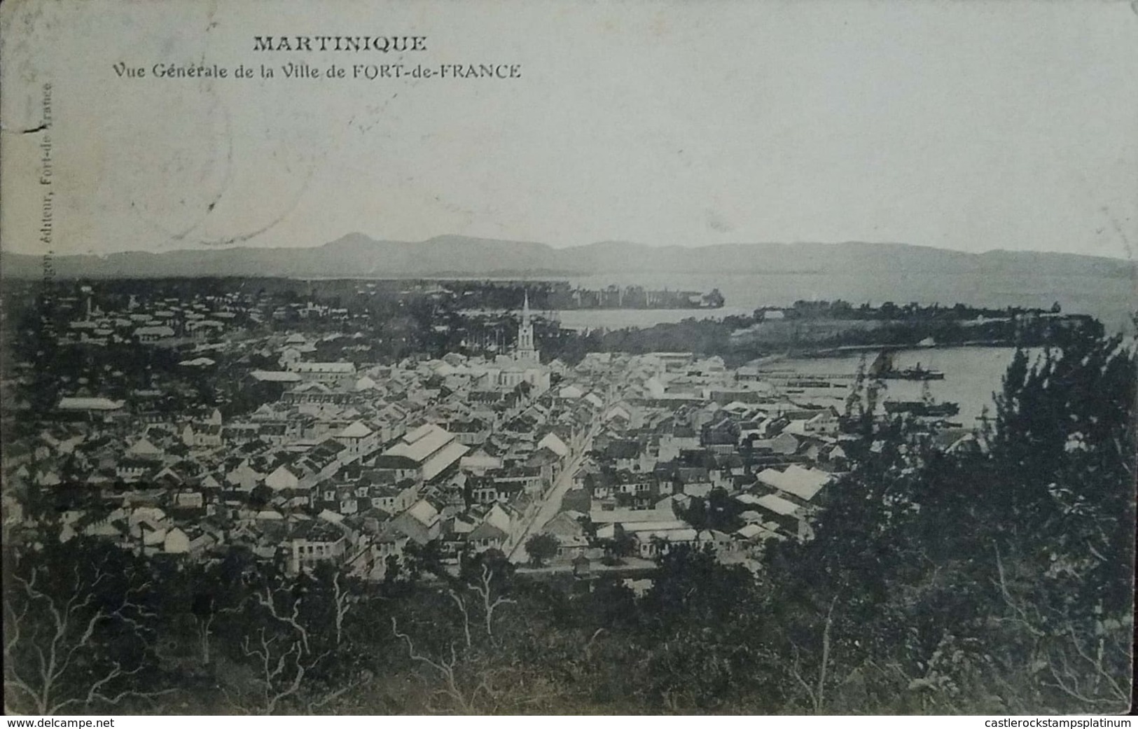 O) MARTINIQUE, POSTAL CARD OF FORT OF FRANCE   - LANDSCAPE, POSTAL CARD XF - Other & Unclassified