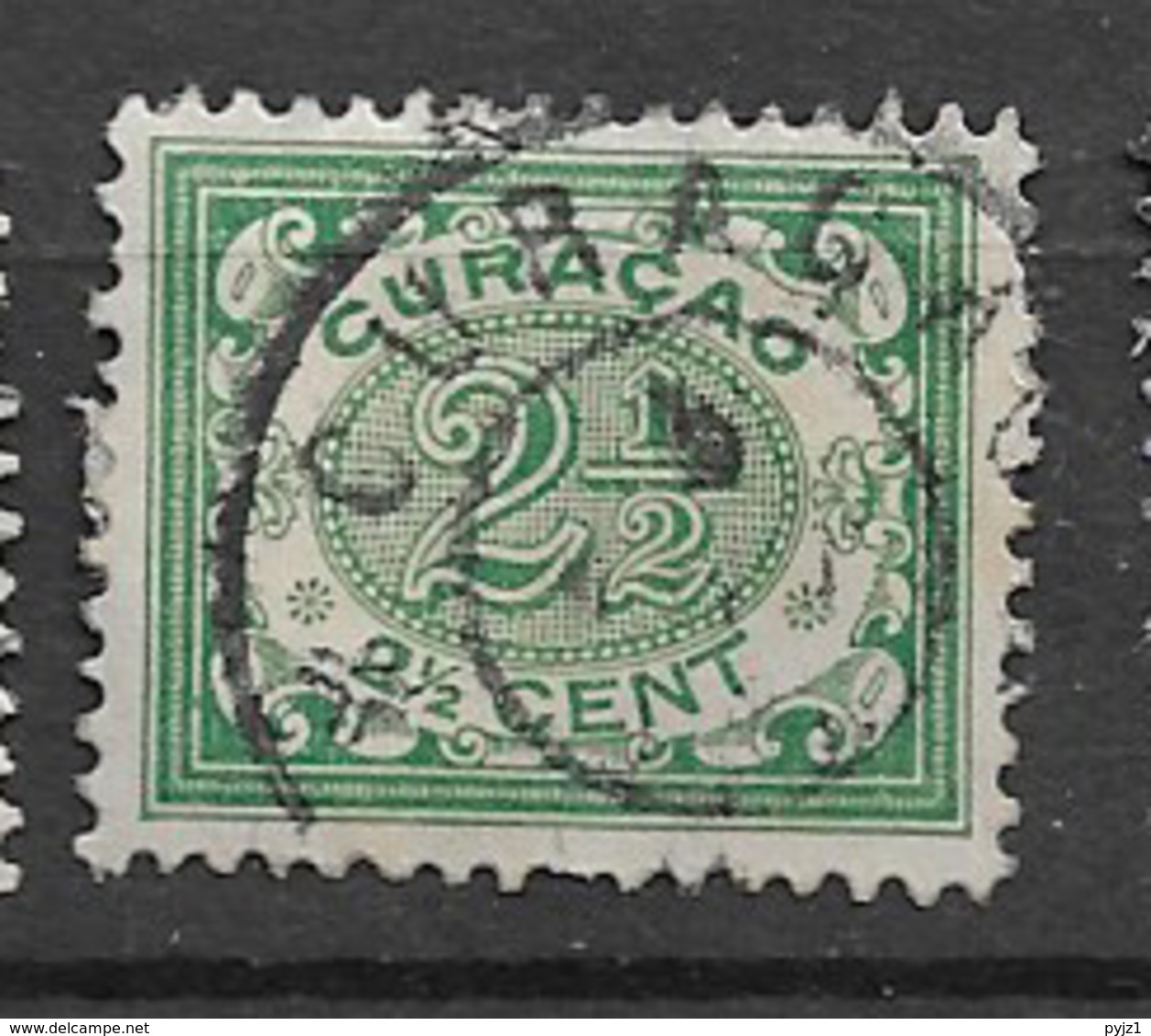 1904 USED Curaçao Gestempeld. - Curacao, Netherlands Antilles, Aruba