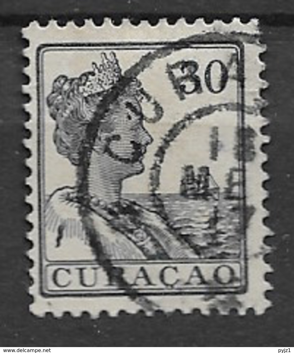 1915 USED Curaçao Gestempeld. - Curacao, Netherlands Antilles, Aruba