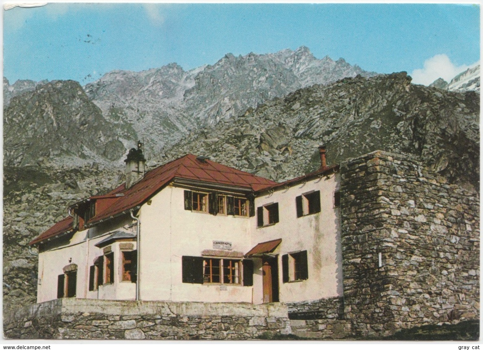 TUBINGERHUTTE (2200 M) Im Garneratal, Montafon, Austria, 1972 Used Postcard [22020] - Other & Unclassified