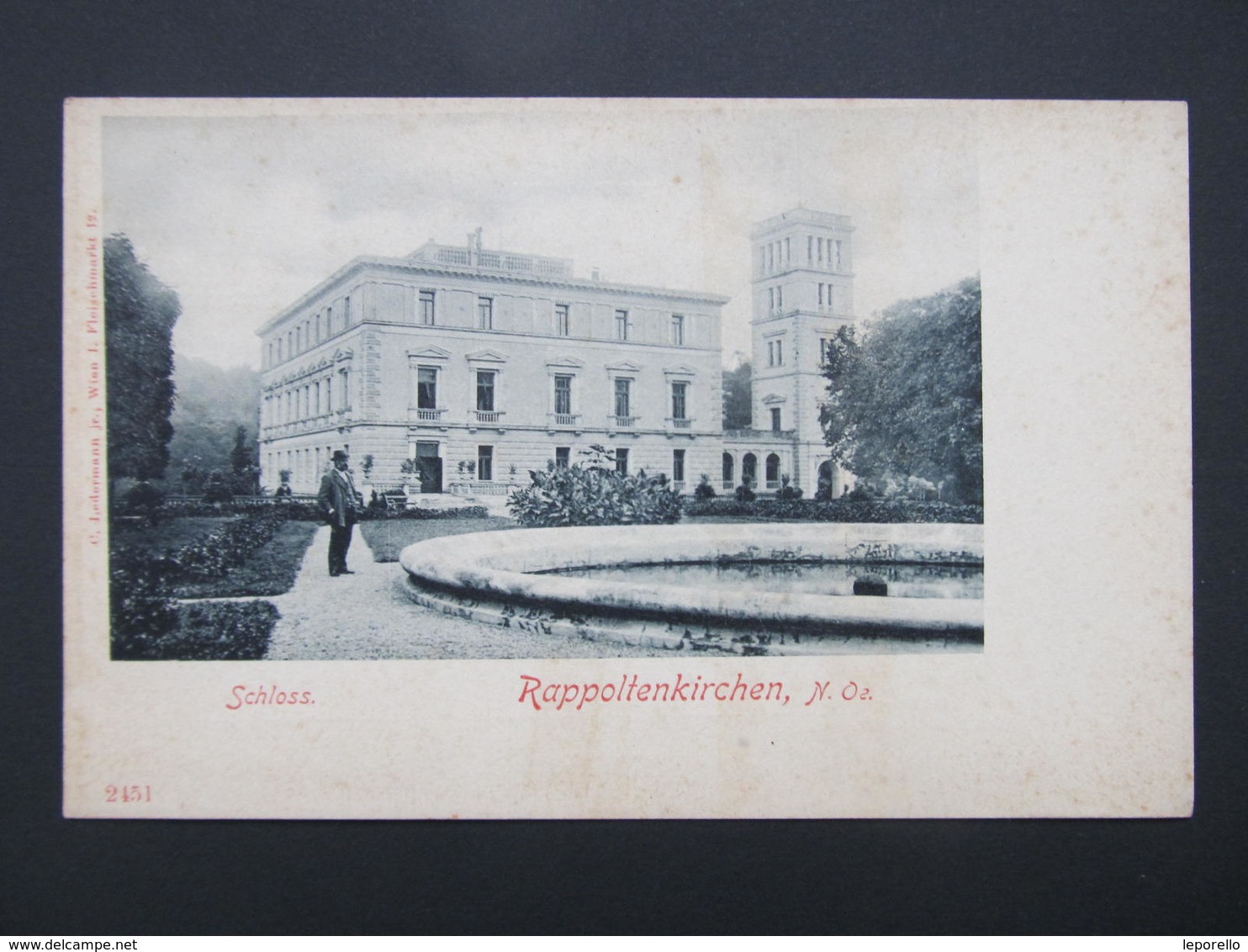 AK RAPPOLTENKIRCHEN B. Tulln Schloss Ca.1900  //  D*34716 - Tulln