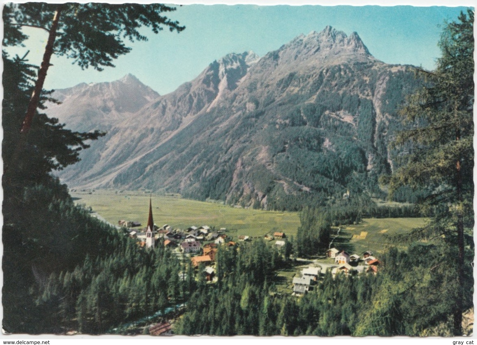 LANGENFELD Im Otztal, 1175 M, Tirol, Austria, 1961 Used Postcard [22026] - Längenfeld