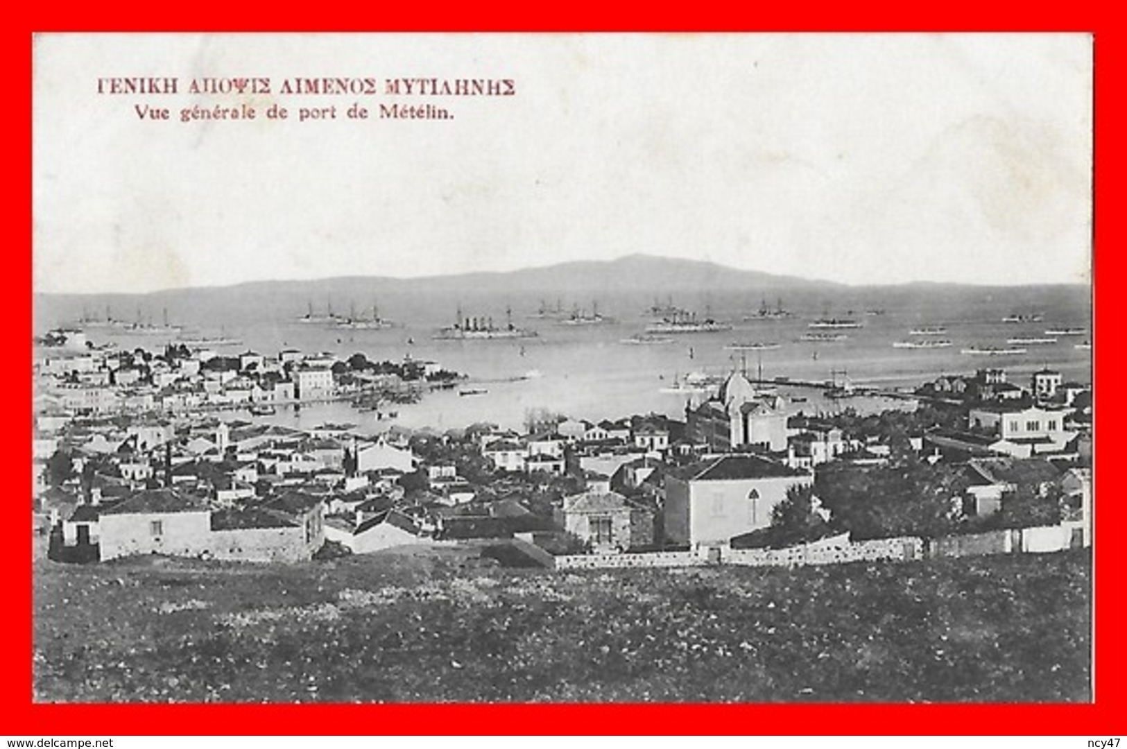CPA METELIN (Grèce)   Vue Générale Du Port, Navires De Guerre ...CO1504 - Griechenland
