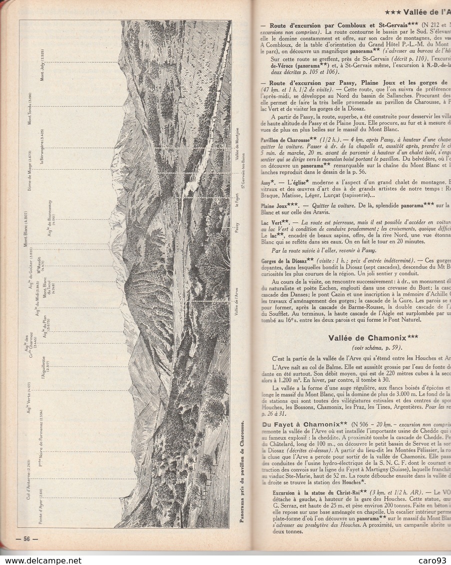 Guide Du Pneu Michelin Savoie 1953-54 - Michelin (guides)