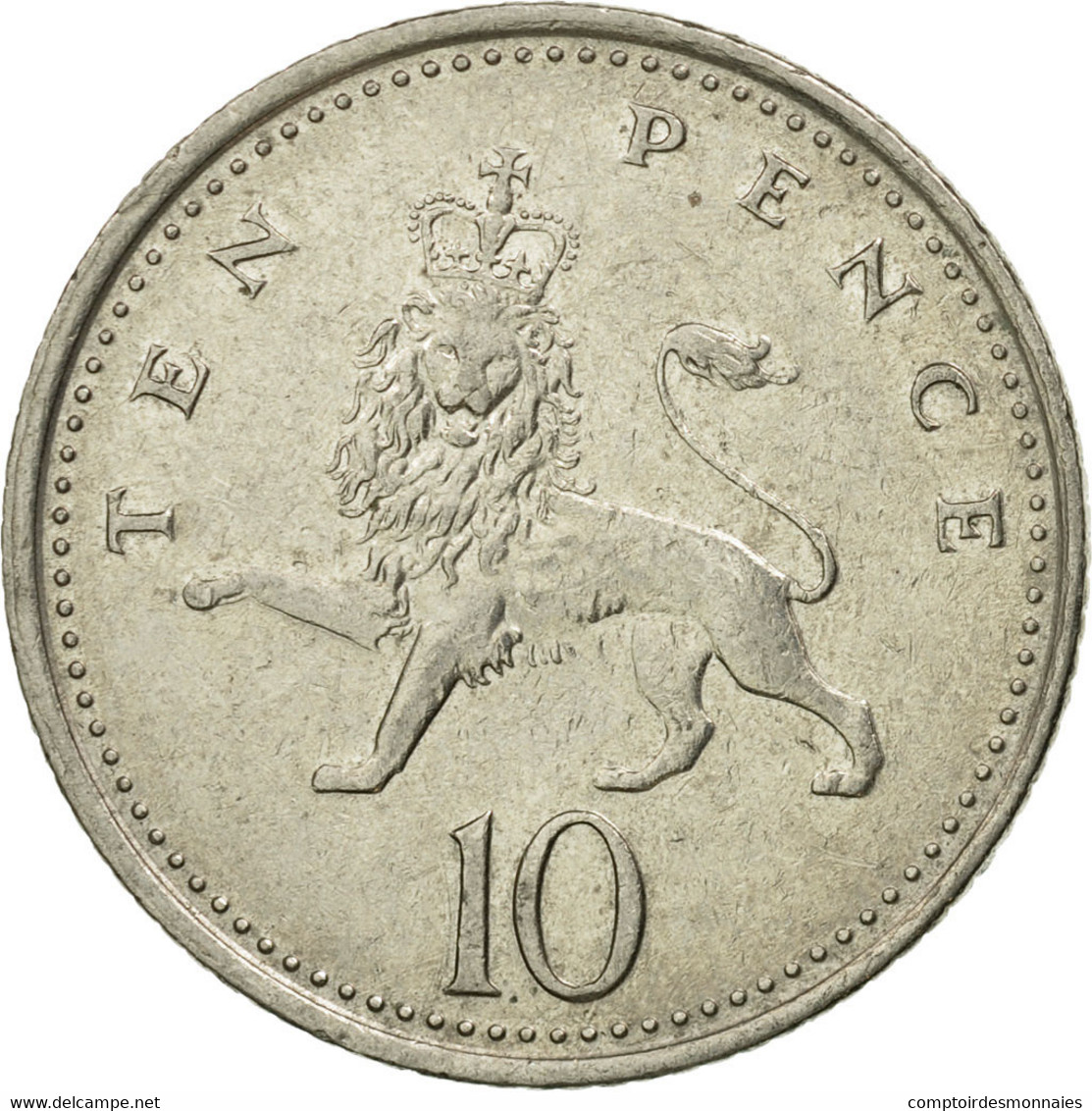 Monnaie, Grande-Bretagne, Elizabeth II, 10 Pence, 2001, TB+, Copper-nickel - 10 Pence & 10 New Pence