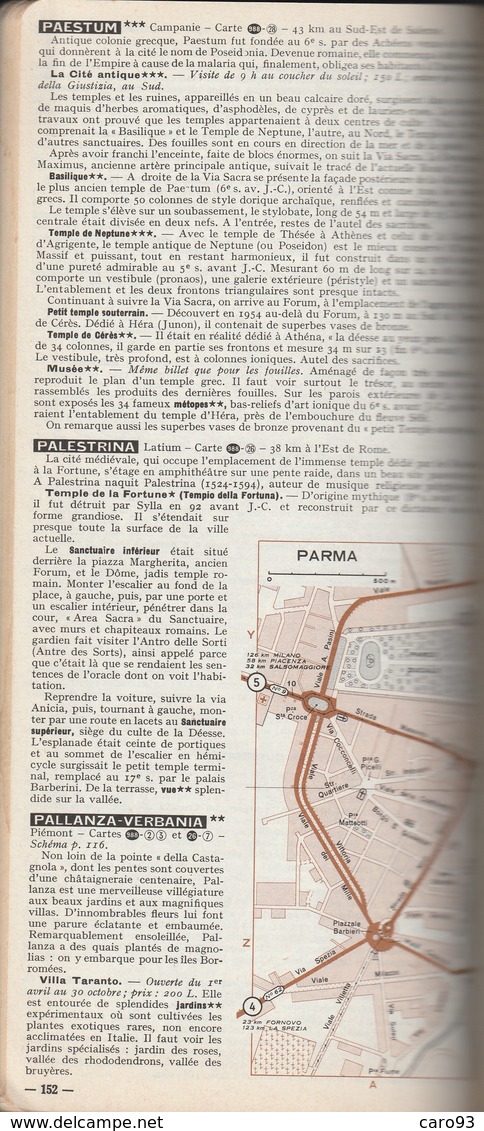 Guide Michelin Italie 1958 - Michelin (guides)