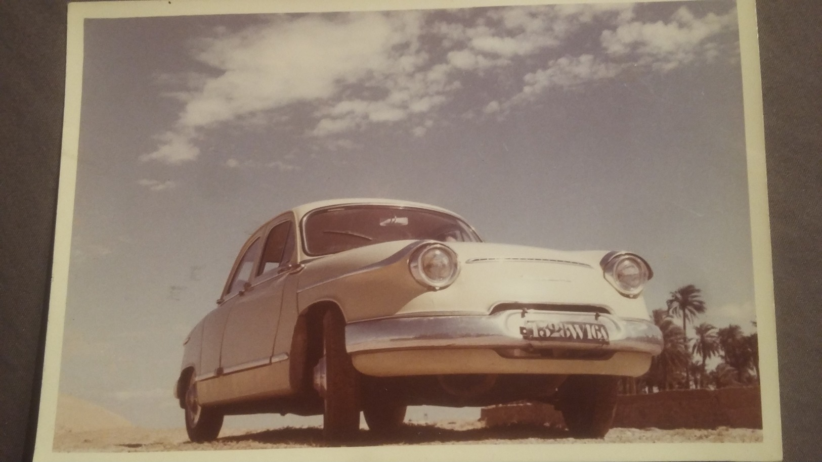Belle Voiture Ancienne A Bouzereah ( Alger ) 1958 , Format : 8,5 X 12,5 Cm - Automobiles