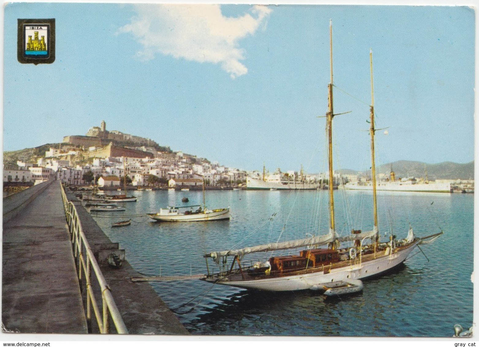 IBIZA, Spain, Puerto, Port, Used Postcard [22055] - Ibiza