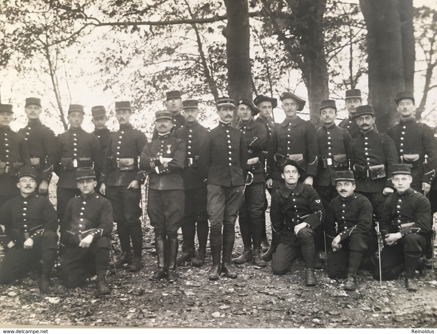 Wk1 Ww1 Franzosische Soldaten Miltaire Francais Uniform Soldat Reims Photographie St Thomas - Weltkrieg 1914-18