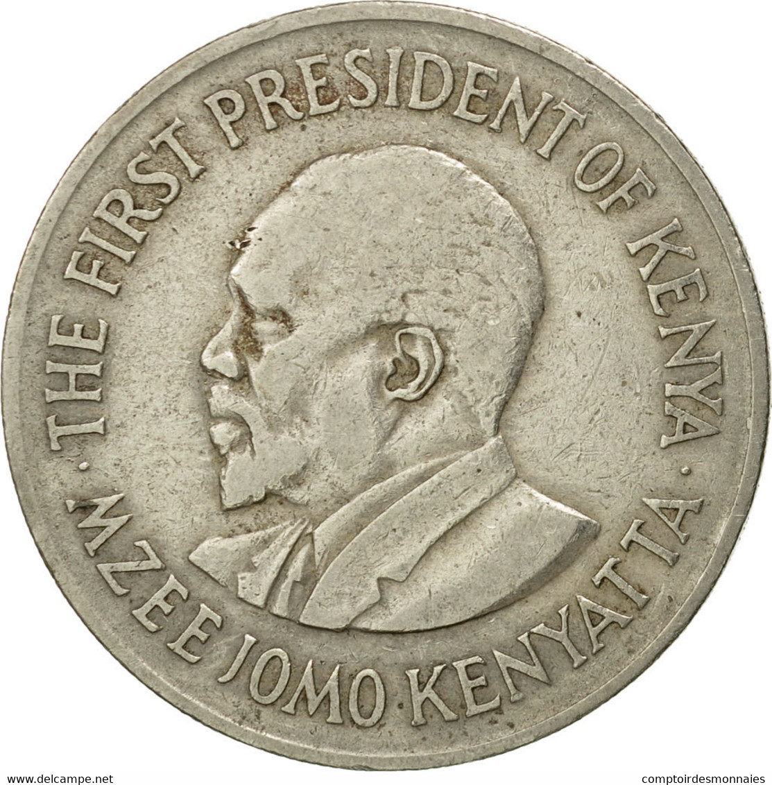 Monnaie, Kenya, Shilling, 1969, TB+, Copper-nickel, KM:14 - Kenya