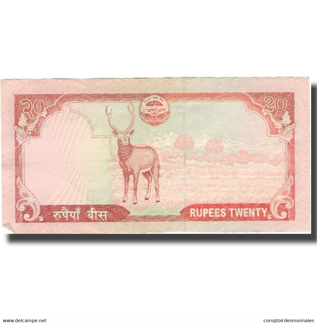 Billet, Népal, 20 Rupees, 2008, 2008, KM:62, TTB - Népal