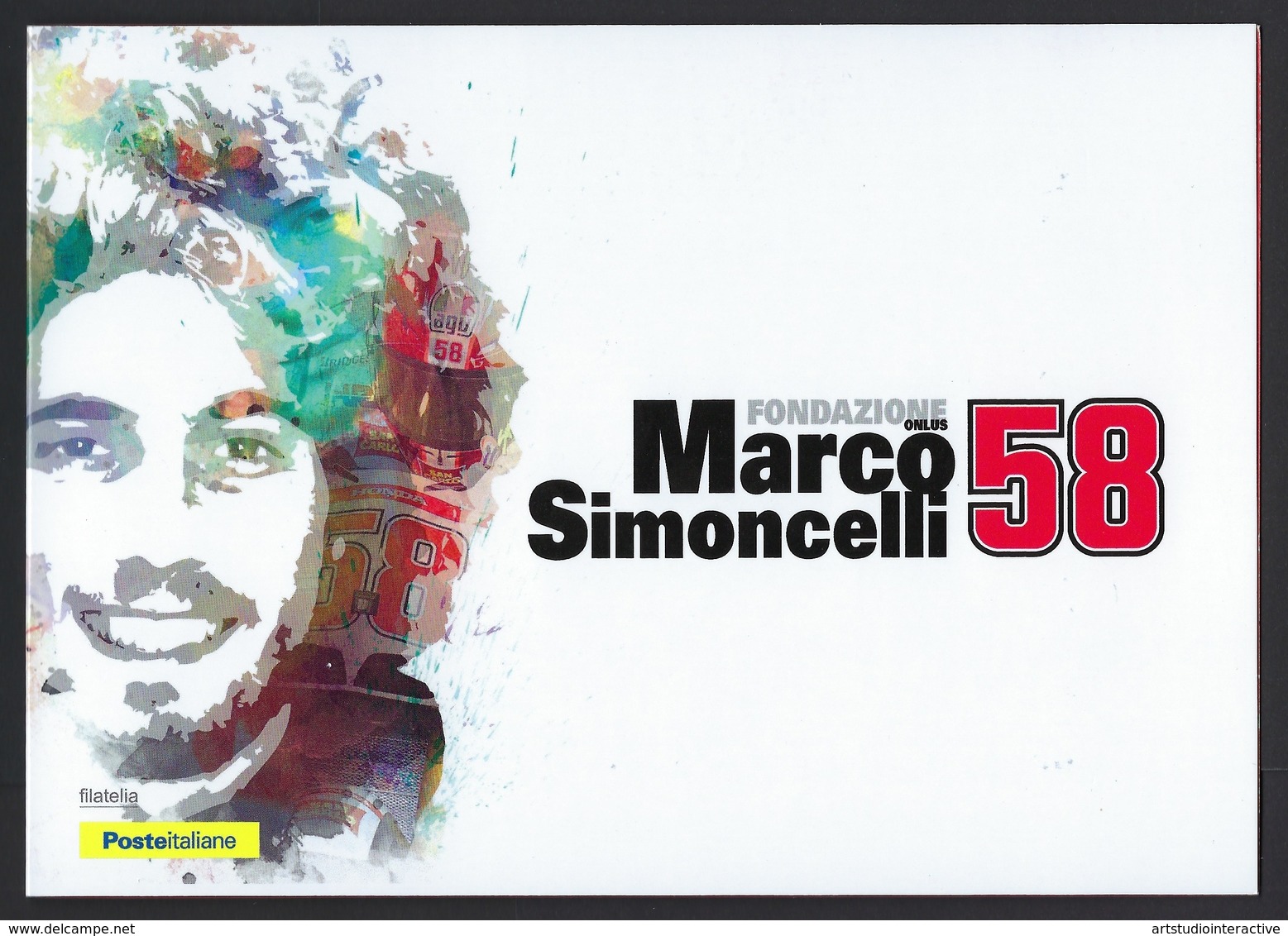 2018 ITALIA "MARCO SIMONCELLI 58" FOLDER (ANN. MISANO ADRIATICO) - Folder